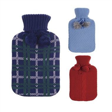 Gorchuddion Potel Dŵr Poeth wedi'u Gwau Moethus