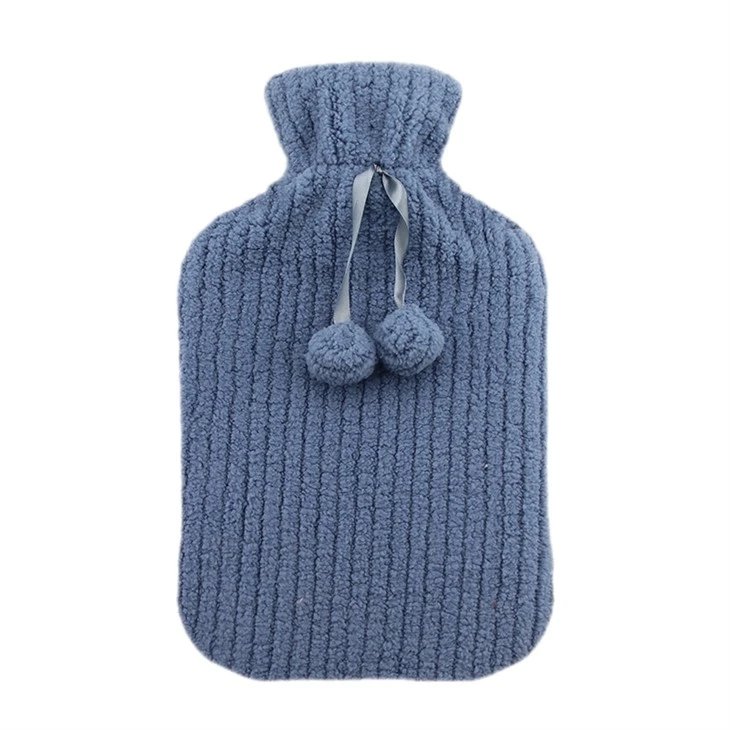 Rubber Hot Water Bottle With fur Cover
