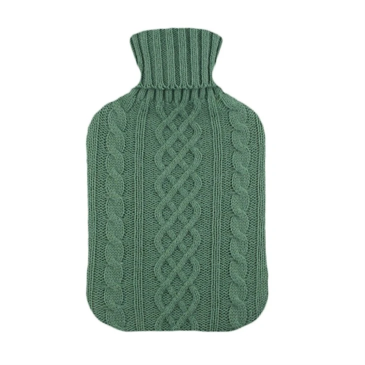rubber hot water bottle cover custom
