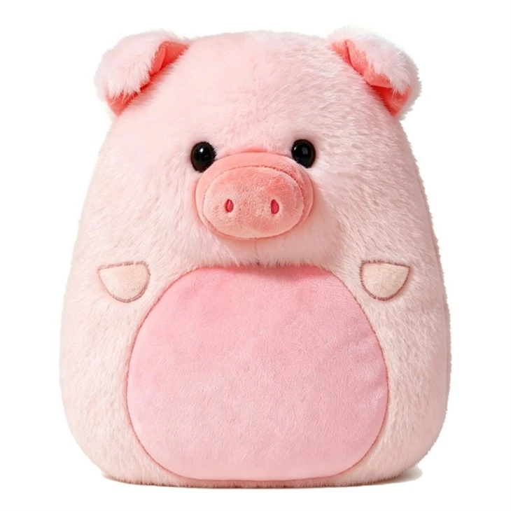 Gwneuthurwr Teganau Pig Plush Pad Gwresogi Microdon